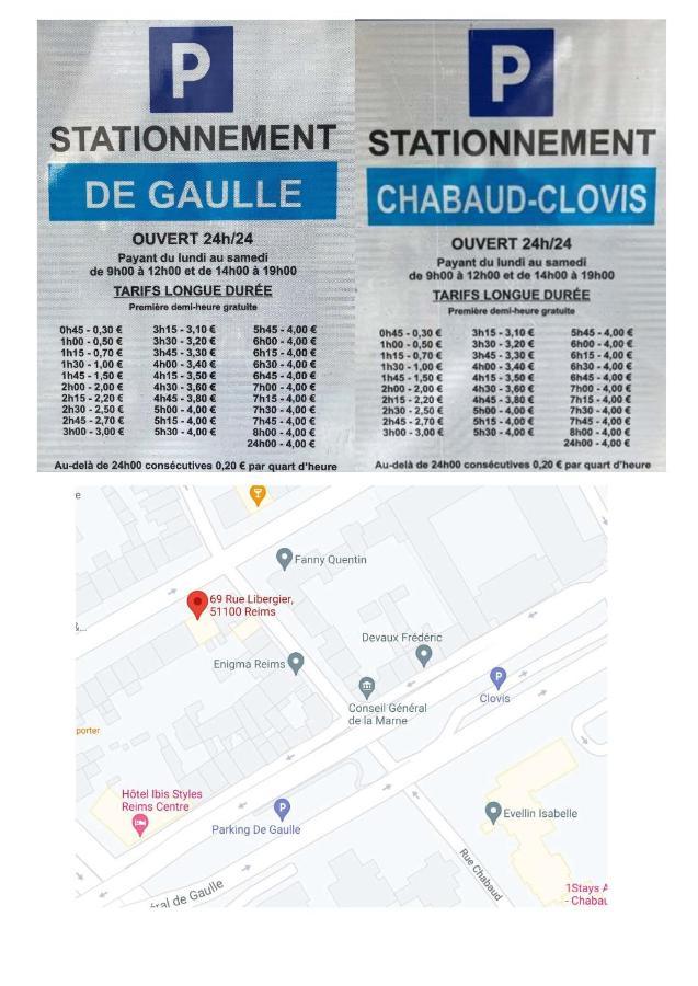 ריימס Le Coquet Logement Climatise Face A La Cathedrale - 3G מראה חיצוני תמונה